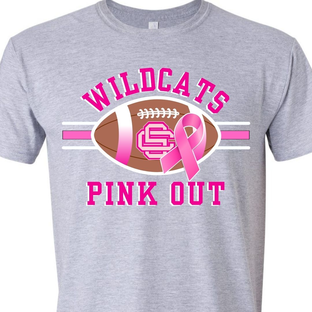 Wildcat Pink Out Football Shirt