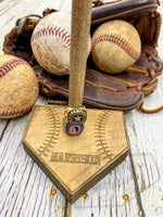 Load image into Gallery viewer, Wooden Baseball / Softball Home Plate Ring Holder
