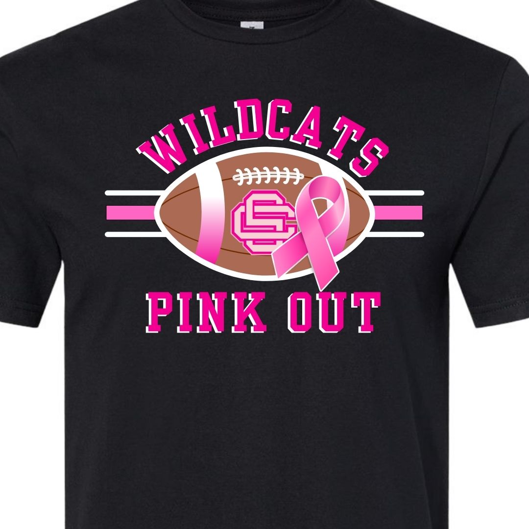 Wildcat Pink Out Football Shirt