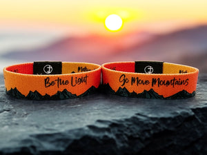 Versible Bracelet Be The Light Matthew 5:16 Go Move Mountains Matthew 17:20