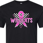 Load image into Gallery viewer, Wildcats Pink Ribbon Checkered Shirt
