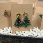 Load image into Gallery viewer, Christmas Tree Earrings
