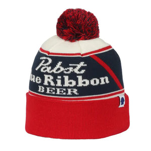 Pabst Beer Pom Watch Cap