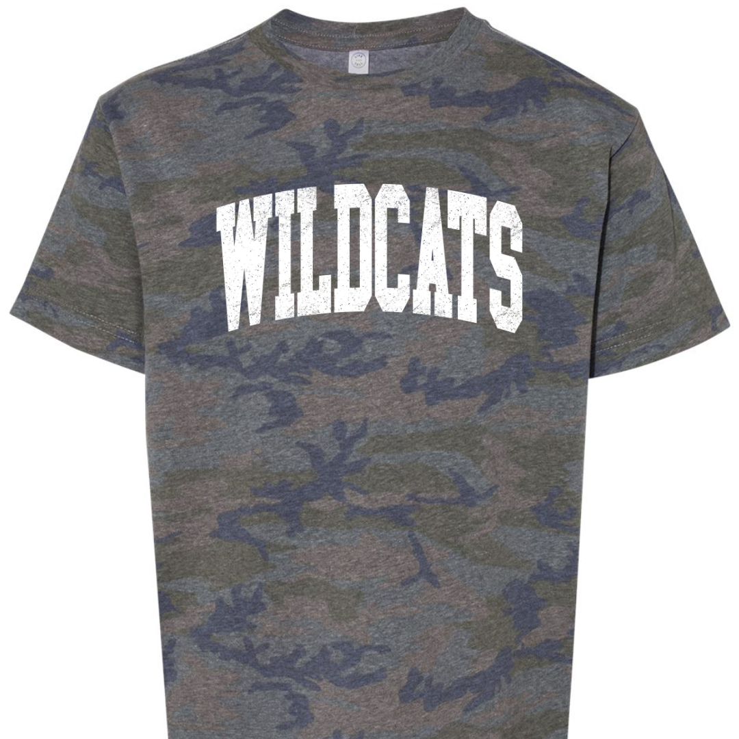 Wildcats Vintage Camo T-Shirt