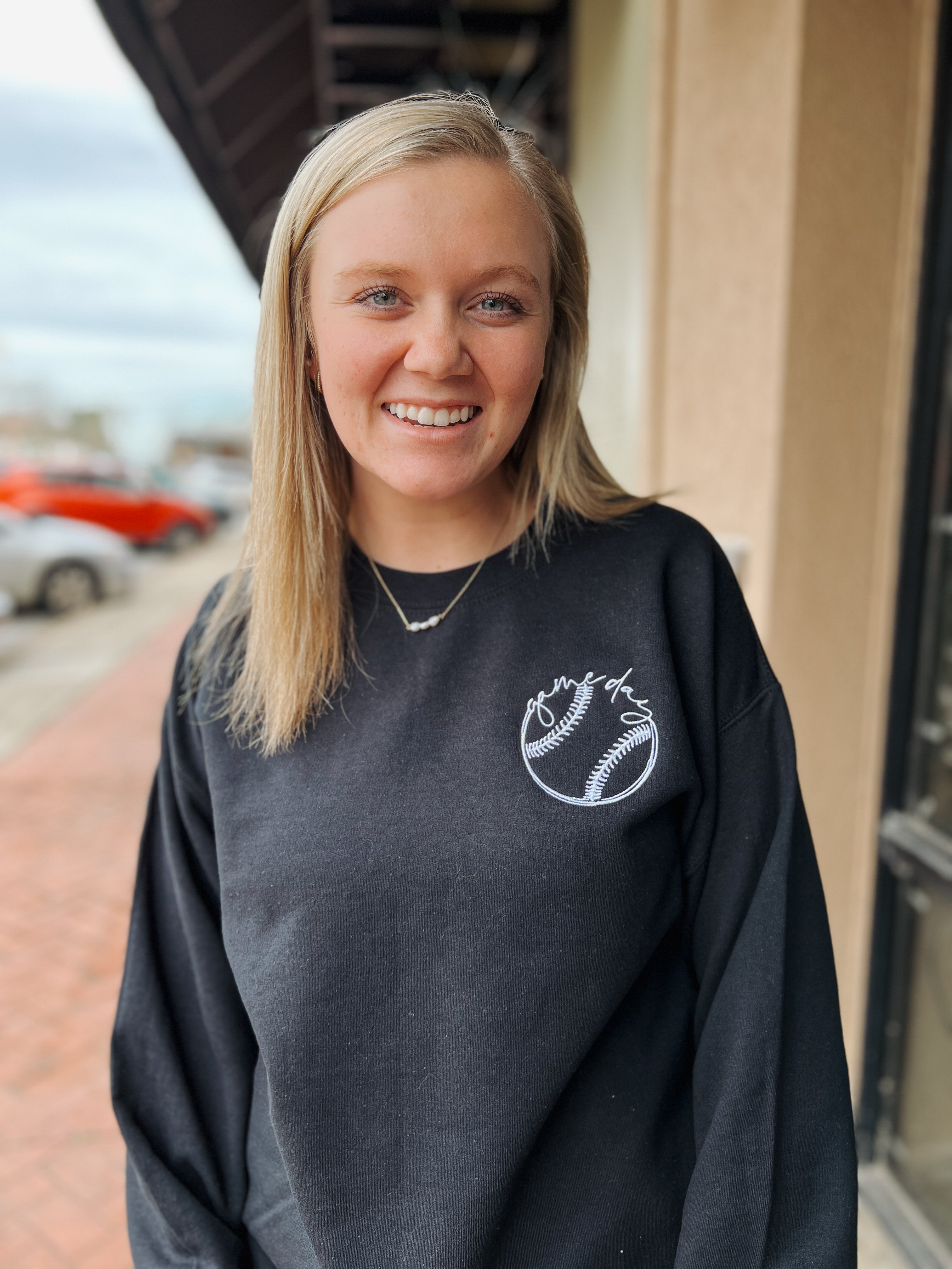 Game Day Embroidered Sweatshirt