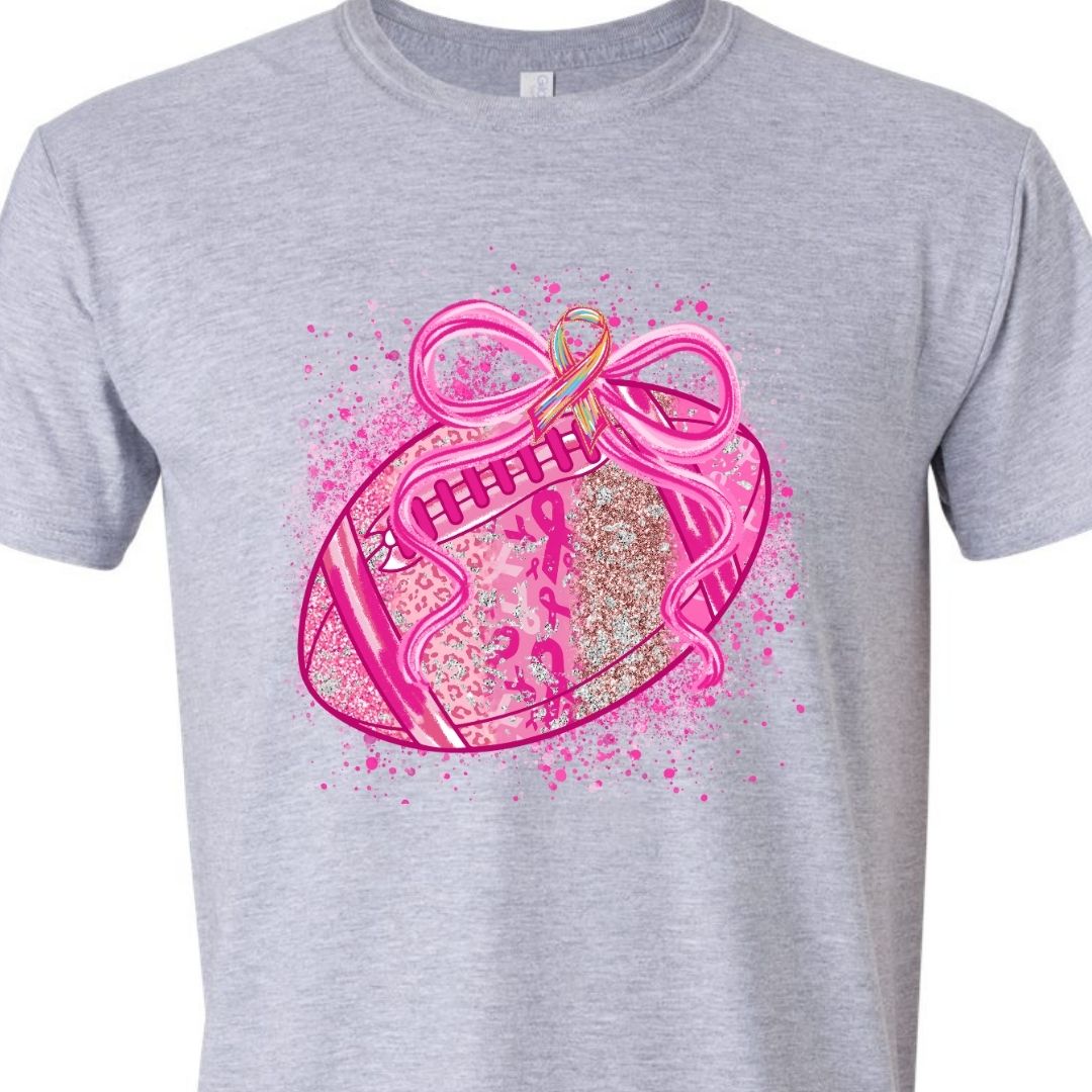 Wildcat Pink Glitter Football Shirt