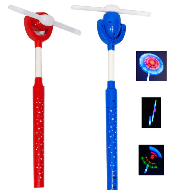 Flashing Light Up Wind Mill Wand