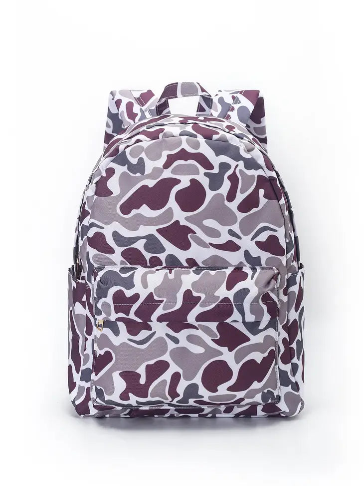 Old School Camo Bookbag Backpack