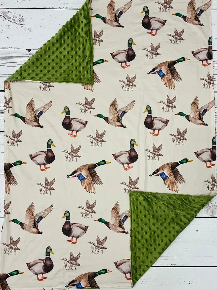 Mallard Minky Blanket