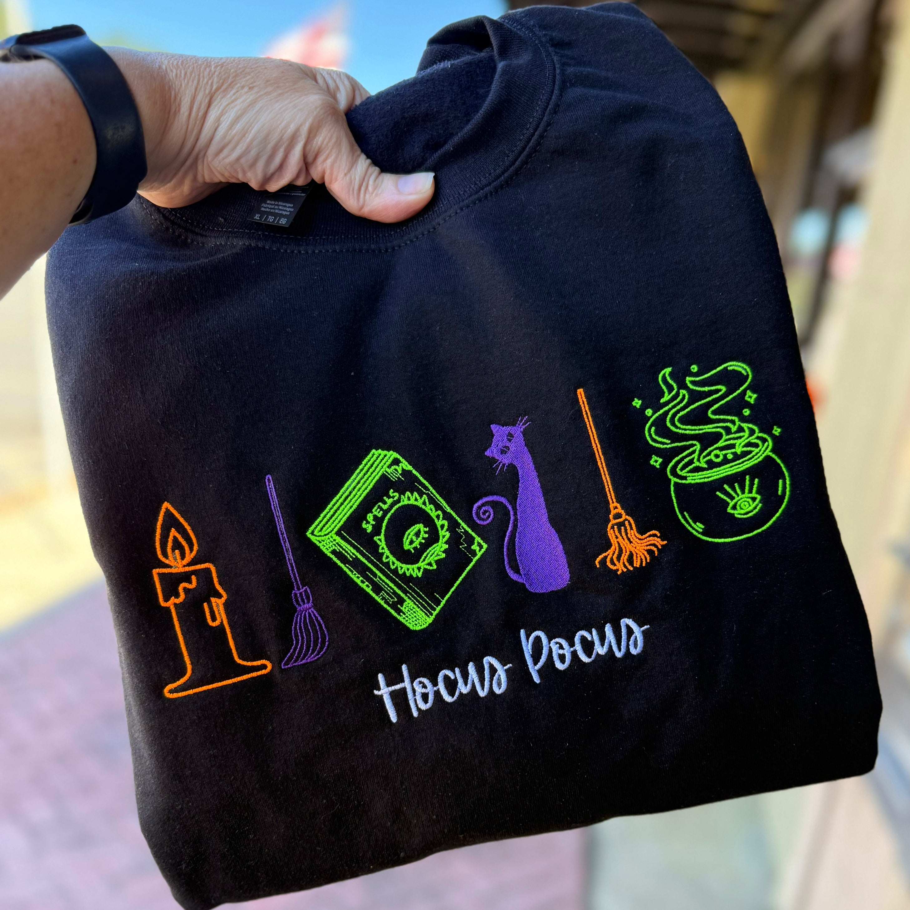 Hocus Pocus Embroidered Shirt