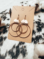 Load image into Gallery viewer, Half Moon Dangle Earring
