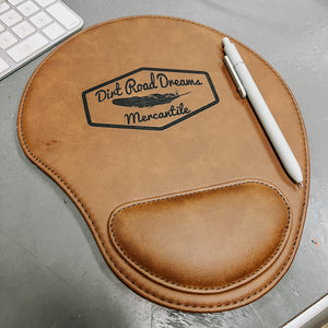 Custom Engraved Mouse Pad with Wrist Pad