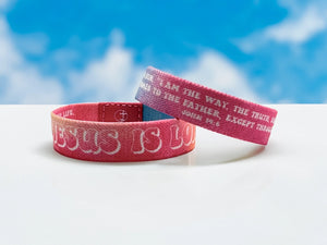 Versible Bracelet Happy Vibes John 14:6 Jesus Is Lord