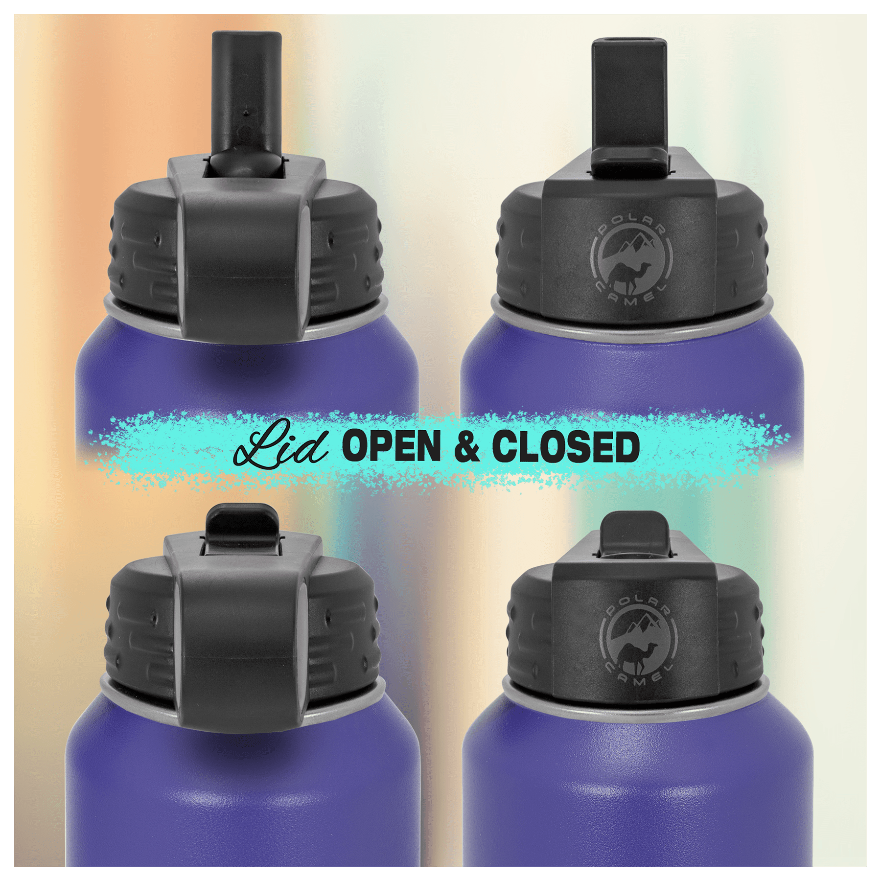 Custom Laser Engraved 12oz. Water Bottle