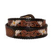Myra Hand Tooled Leather Belt
