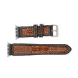 Myra Hand Tooled Leather Apple Watch Band