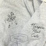 Load image into Gallery viewer, Custom Embroidered Line Art Photo Shirt with names
