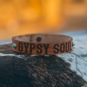 Gypsy Soul Leather Bracelet