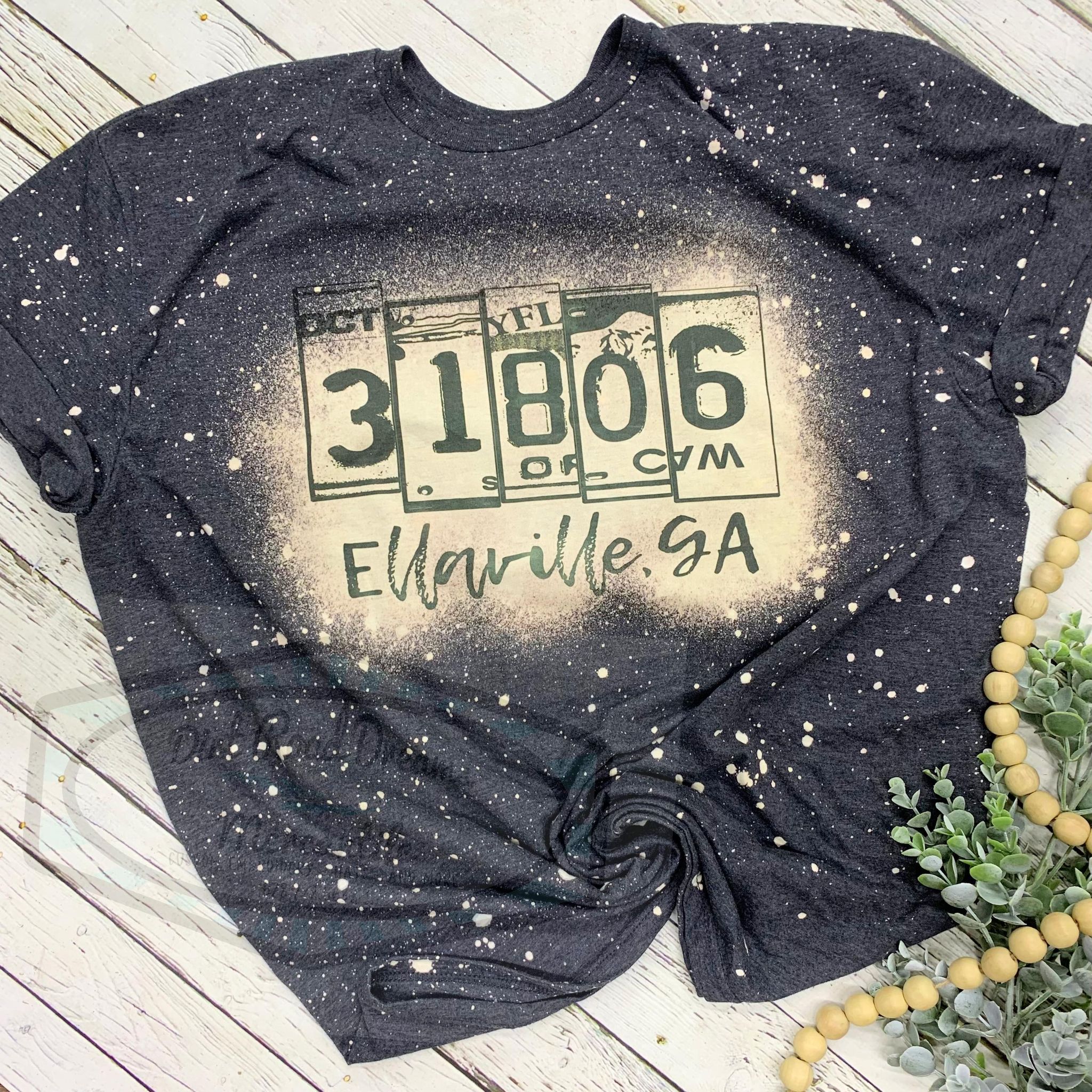 Hometown License Plate Zip Code T-Shirt - Any City! – Dirt Road Dreams ...